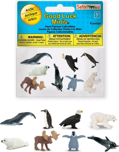 Safari Ltd. arctica – Good Luck Minis funpack mini dierenfiguurtjes (8 stuks)
