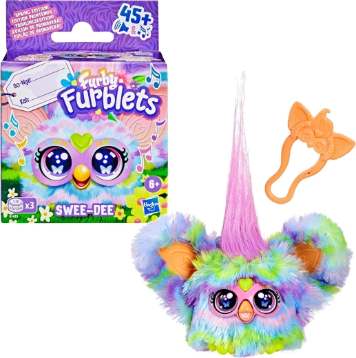 Hasbro Furby Furblets Swee-Dee interactieve knuffel 5 cm