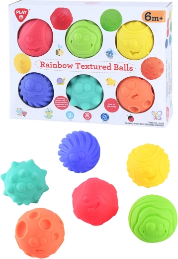 Playgo sensorische zachte blokjes 6 stuks