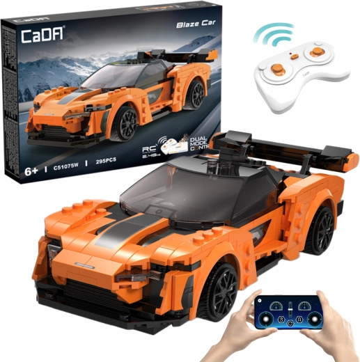CaDA op afstand bestuurbare sportauto Blaze Car, oranje