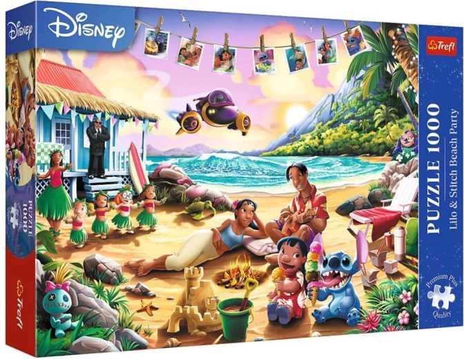 Puzzel LILO & STITCH – strandfeest 1000 stukjes