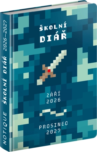 Schoolagenda Gamer september 2026 – december 2027, 9,8 × 14,5 cm