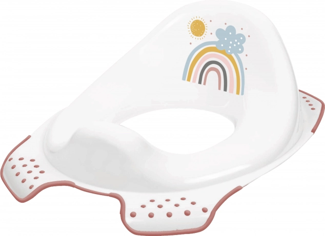 Kinder WC-adapter Rainbow, wit