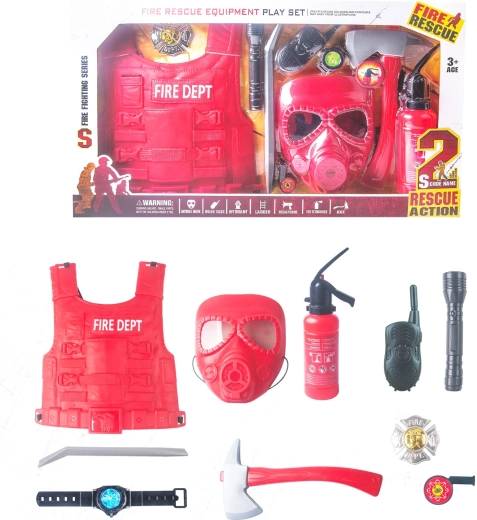Brandweer mega set 10 stuks voor kinderen