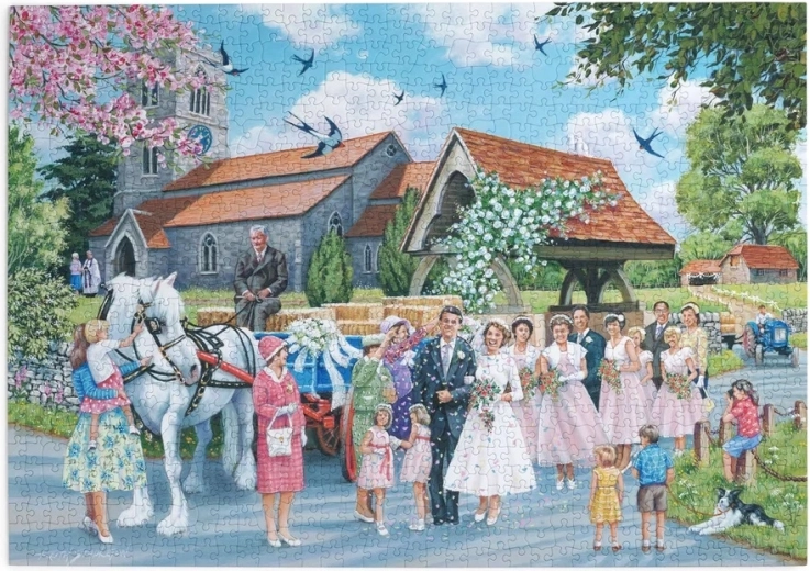 House of Puzzles Puzzel Landelijke bruiloft 1000 stukjes