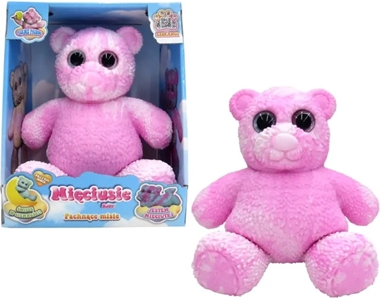 EPEE Knuffelbeertje wit-roze 28 cm