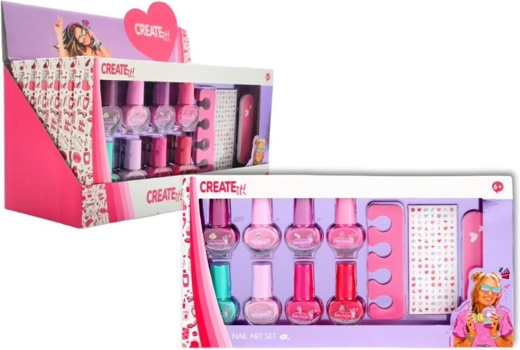 Create it! set nagellak met stickers voor kinderen