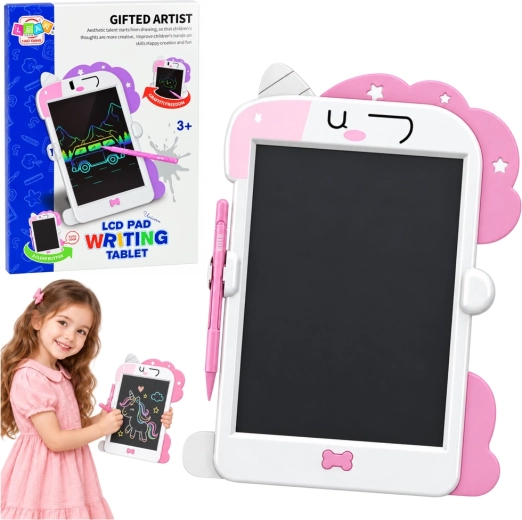 LCD-tekenbord met pen Eenhoorn roze