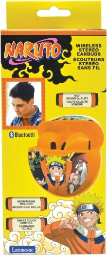 Draadloze Bluetooth-oordopjes Lexibook Naruto met microfoon