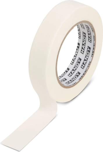 Afplaktape met lijm op waterbasis 50 m × 24 mm wit
