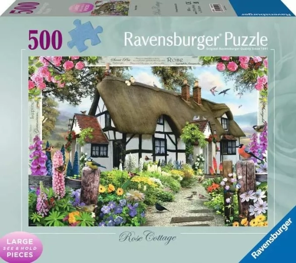 Ravensburger puzzel Cottage bij de rozen 500 stukjes