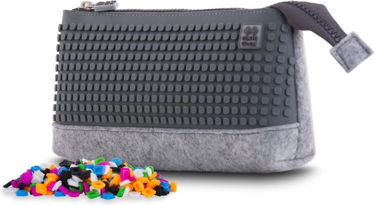 Pixie Crew groot etui grijs