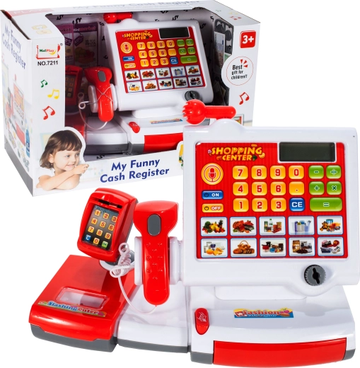 Kinderkassa met touchscreen en scanner