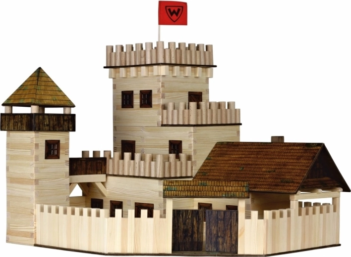 Walachia houten modelbouwset om te lijmen Kasteel