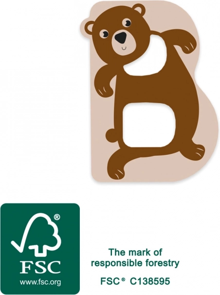 Small Foot houten letter B