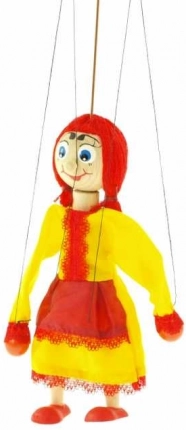 Houten marionetten - Meisje