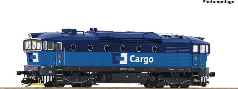 Roco diesellocomotief ČD Cargo serie 750 330-3 TT digitaal met geluid