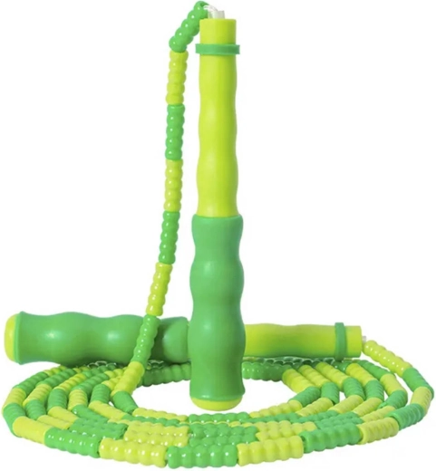 Merco kinderlijk kralen-springtouw groen 2,8 m