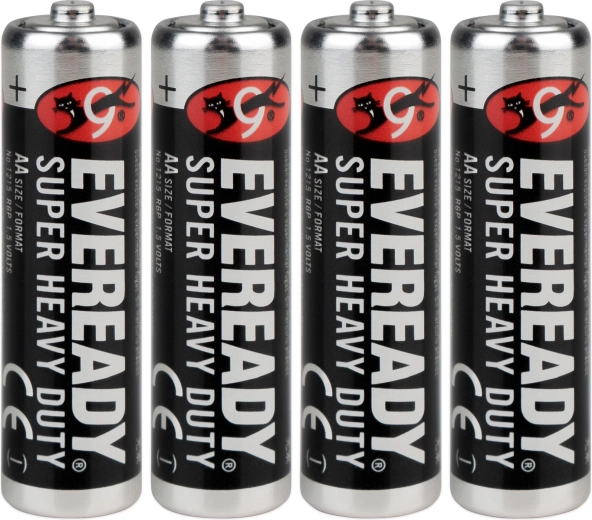 Energizer Eveready super heavy duty AA (R6) 4 stuks