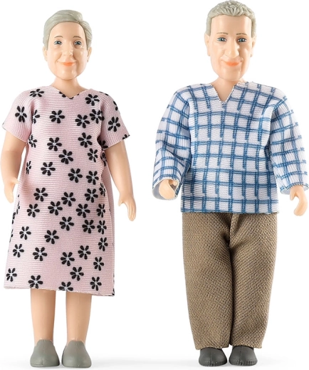 Figurenset voor Lundby poppenhuis – oma en opa Charlie