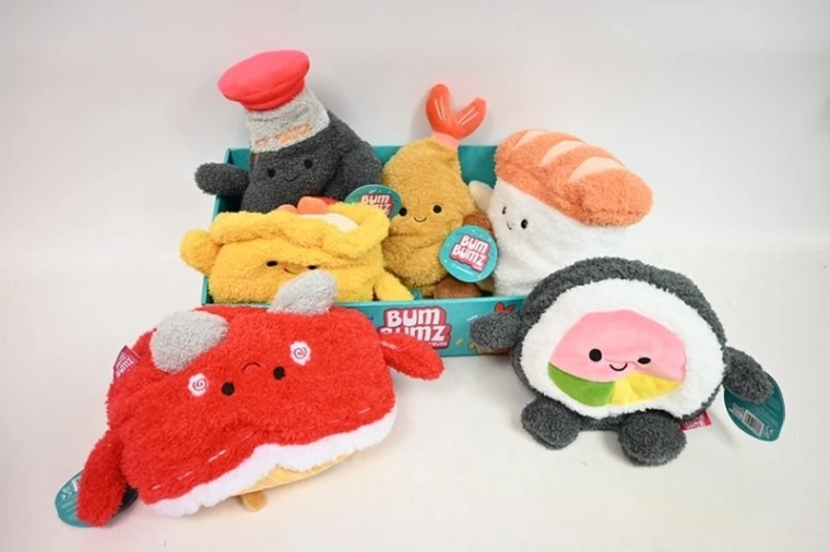 BumBumz Breakfast pluche knuffel 19 cm