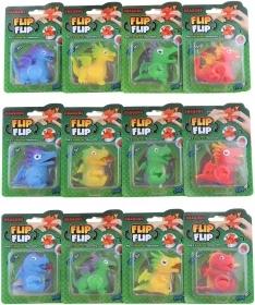 Rubberen draakje 2-in-1 – figuurtje dat tot een eitje kan worden opgerold