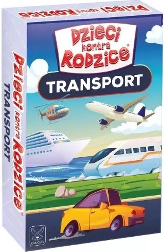 Kinderen tegen Ouders: transport – familiespel met quizvragen
