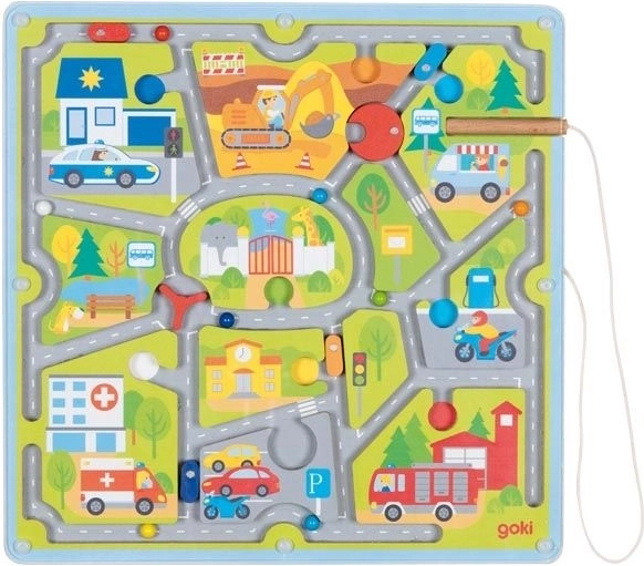 Magnetisch doolhof stad GOKI