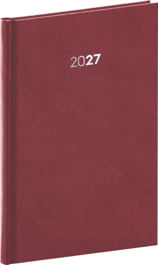 Notique weekagenda Balakon 2027 bordeaux 15 × 21 cm