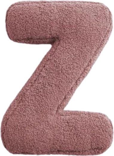 MEALINI pluche letter Z roze