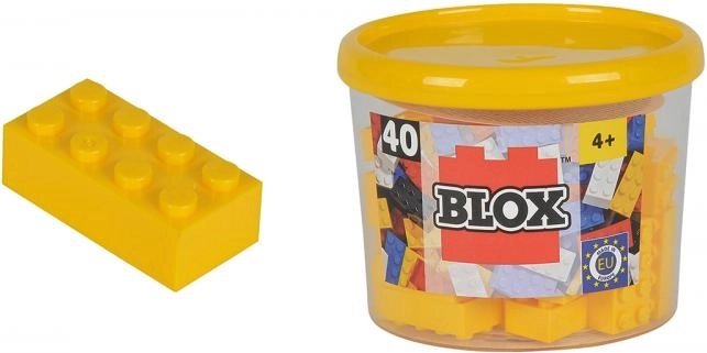 Blox 40 gele blokjes in box