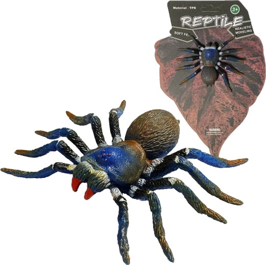 Levende Natuur Blue Tarantula – realistisch spinnenmodel 8 cm