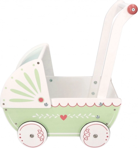Houten poppenwagen