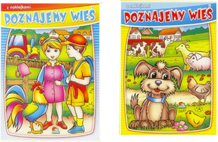 Kleurboek Ontdekken op het platteland met stickers