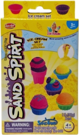 Creatieve set met kinetisch zand voor ijs