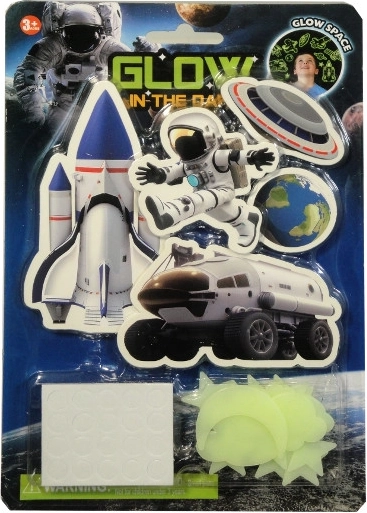 Lichtgevende muurstickers sterren en ruimte