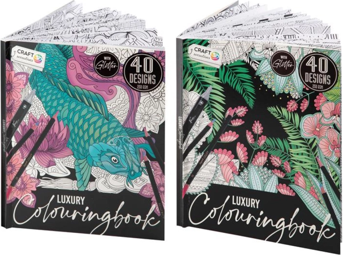 Kleurboek Luxe met glitter – 40 pagina’s