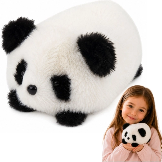 Pluchen panda zwart-wit 16 cm - 1 stuk