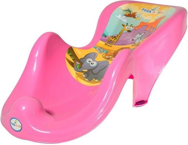 Roze badstoeltje voor babybadje Safari - 1 stuk