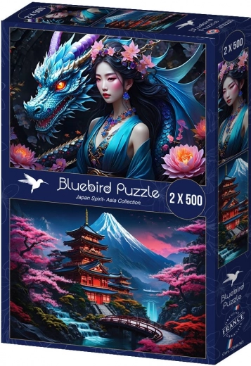 Puzzel Geest van Japan 2x500 stukjes