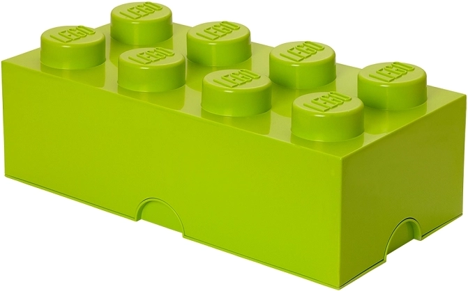 LEGO opbergbox 8 lichtgroen