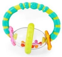 Rammelaar en bijtring voor baby’s BRIGHT STARTS (3m+)