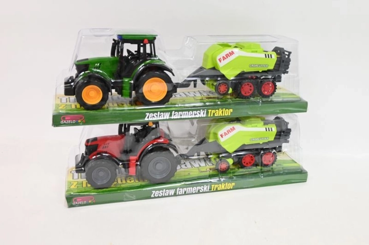 Tractor met landbouwmachine - 1 stuk