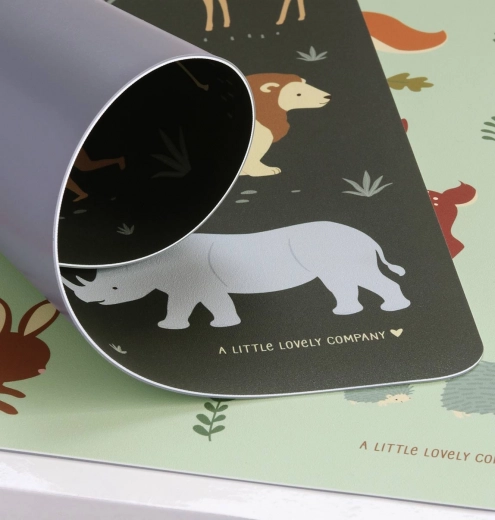 A Little Lovely Company placemat met savannedieren