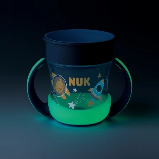 NUK Mini Magic Night kinderbeker 160 ml, blauw