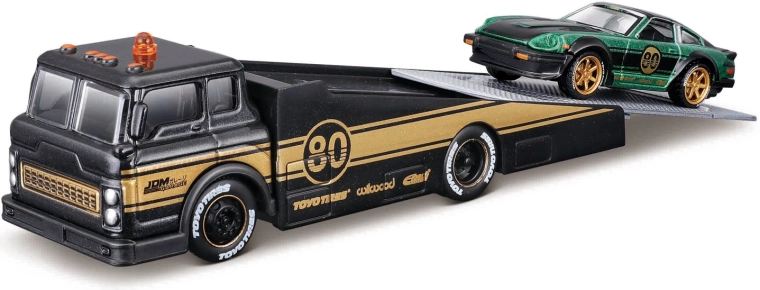 Maisto Design Elite Transport ramptruck en 1980 Datsun 280ZX 1:64