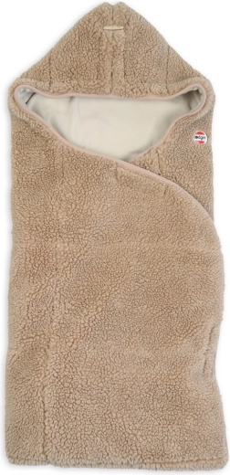 Lodger inbakerdoek Wrapper teddy beige