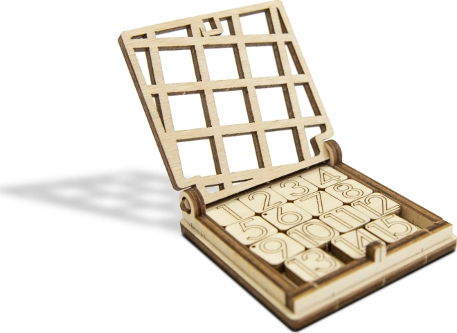 Houten Logisch Spel 15 - Schuifpuzzel