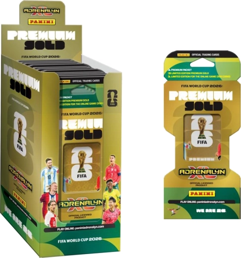 FIFA World Cup 2026 Adrenalyn XL premium gold flow pack box (10 pakjes)