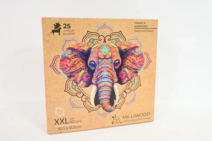 Milliwood Peace and harmony – olifantenkracht houten puzzel
